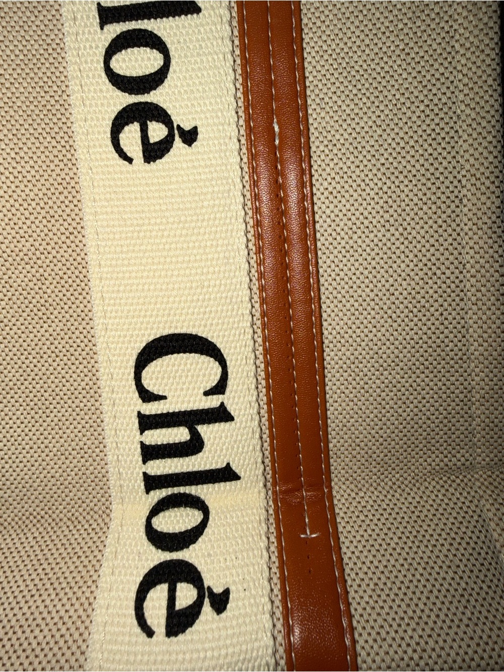 Woody Logo Printed Medium Tote Bag - Picture 3 of 8